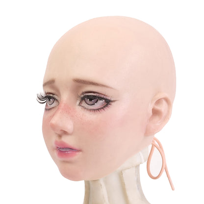 Nun Silicone Kigurumi Style Female Mask Ahegao Version