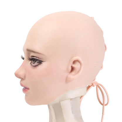 Nun Silicone Kigurumi Style Female Mask Ahegao Version