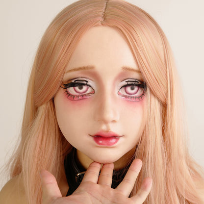 Nun Silicone Kigurumi Style Female Mask Blush Version
