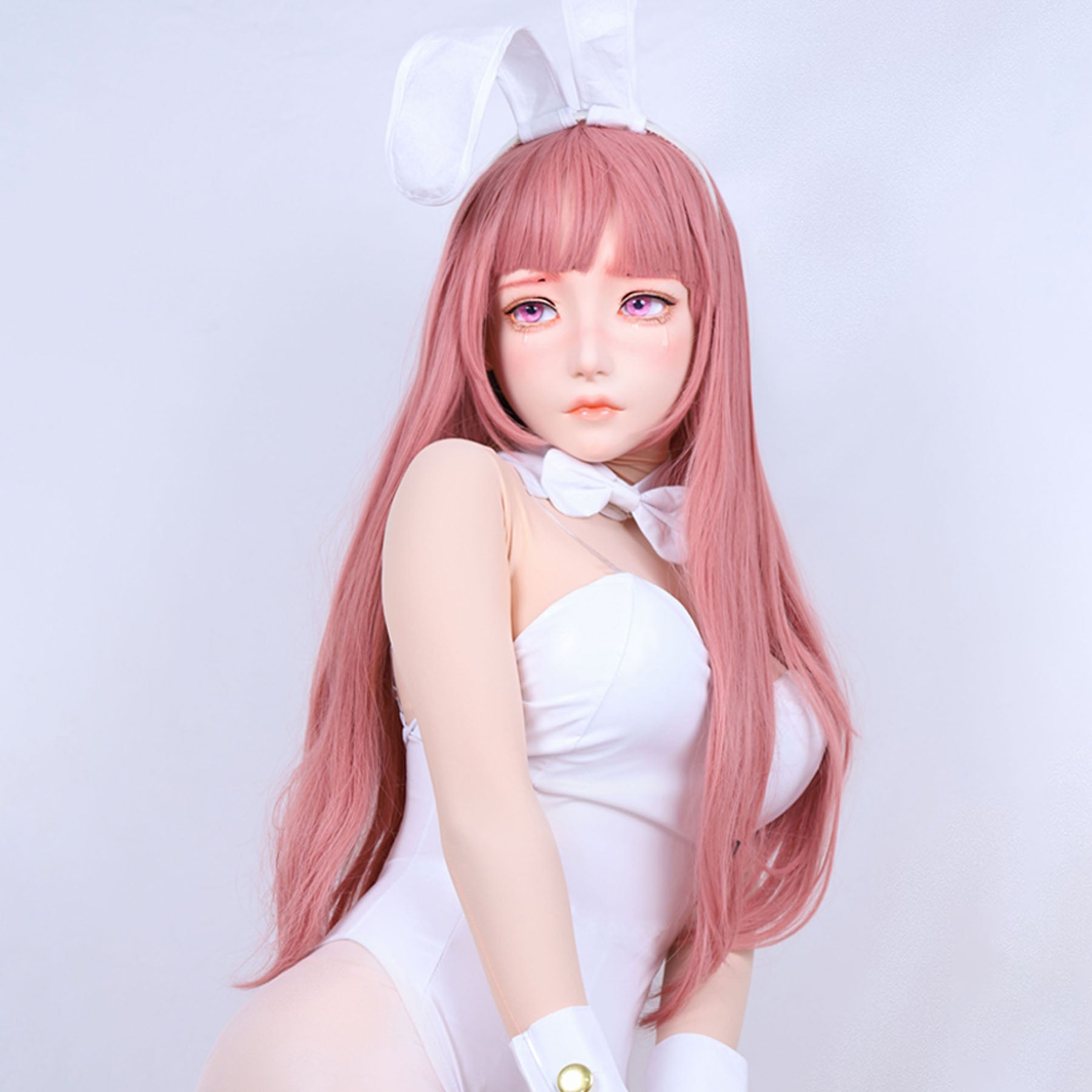 Luna DE Lockable Full Head Kigurumi Mask - Quaworth