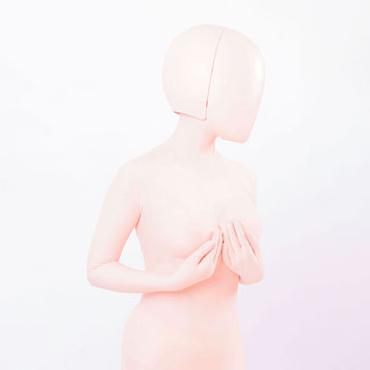 Model Pure Blank Full Head Face Shield Mask - Quaworth