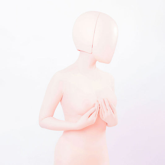 Model Pure Blank Full Head Face Shield Mask - Quaworth