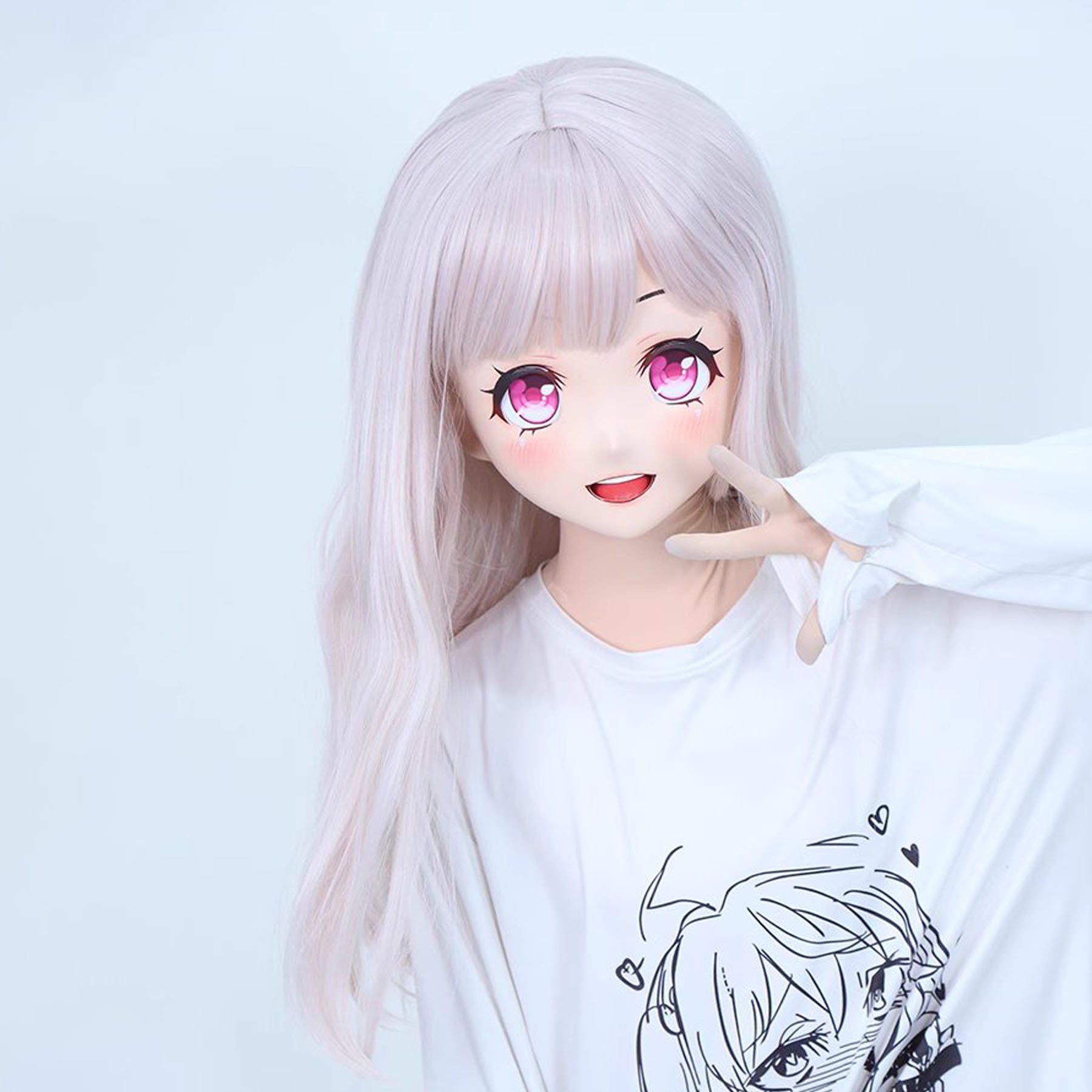 Peach 3/4 Kigurumi Mask - Quaworth