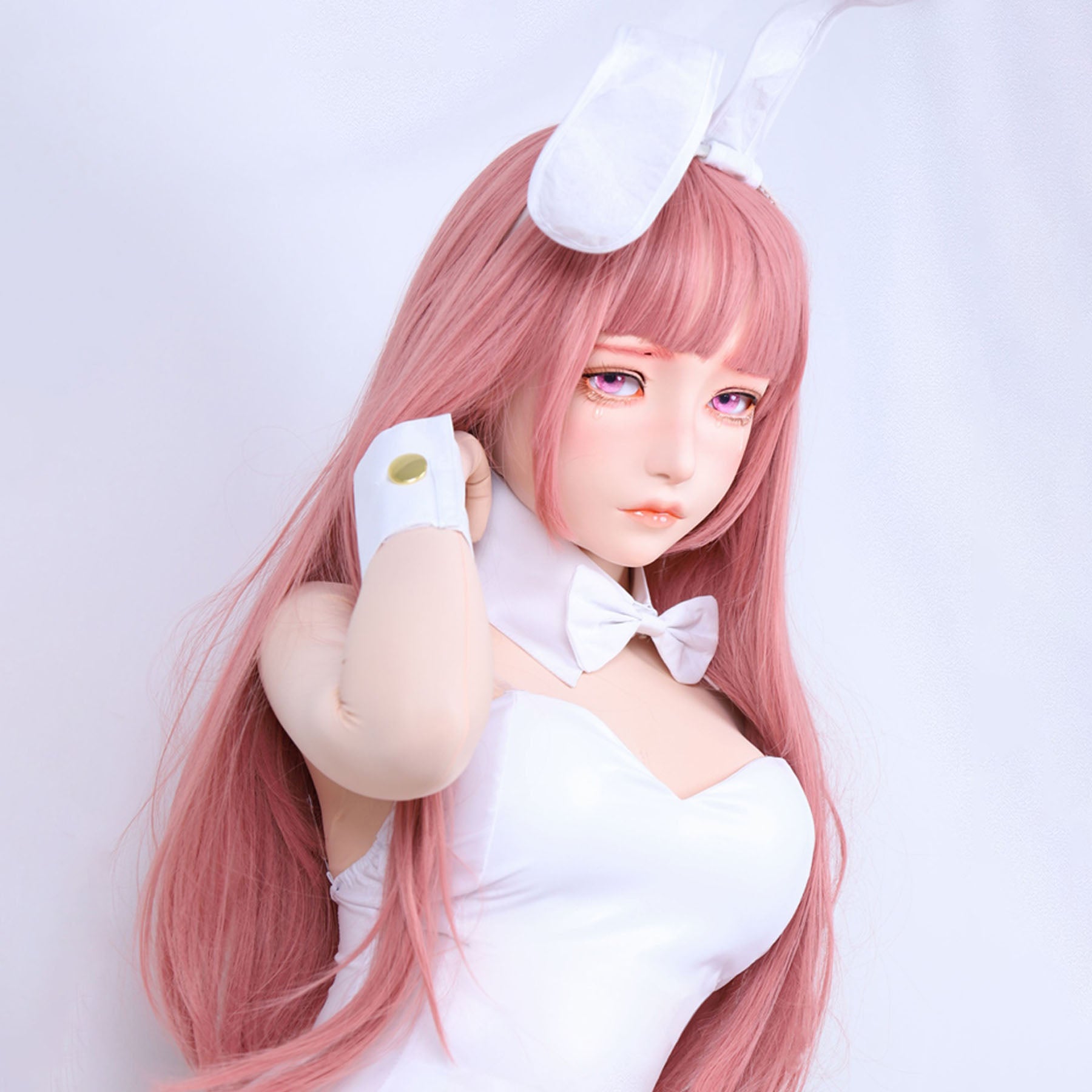 Luna DE Lockable Full Head Kigurumi Mask - Quaworth