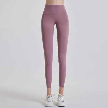 Pink Series High Rise Compression Yoga Sport Legging Pant - Quaworth