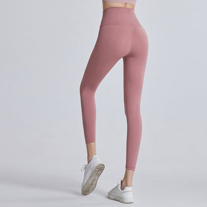 Pink Series High Rise Compression Yoga Sport Legging Pant - Quaworth