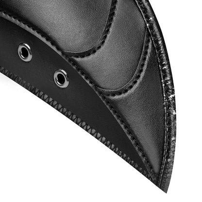 Vegan Leather Plague Doctor Adjustable Strap Beak Mask - Quaworth