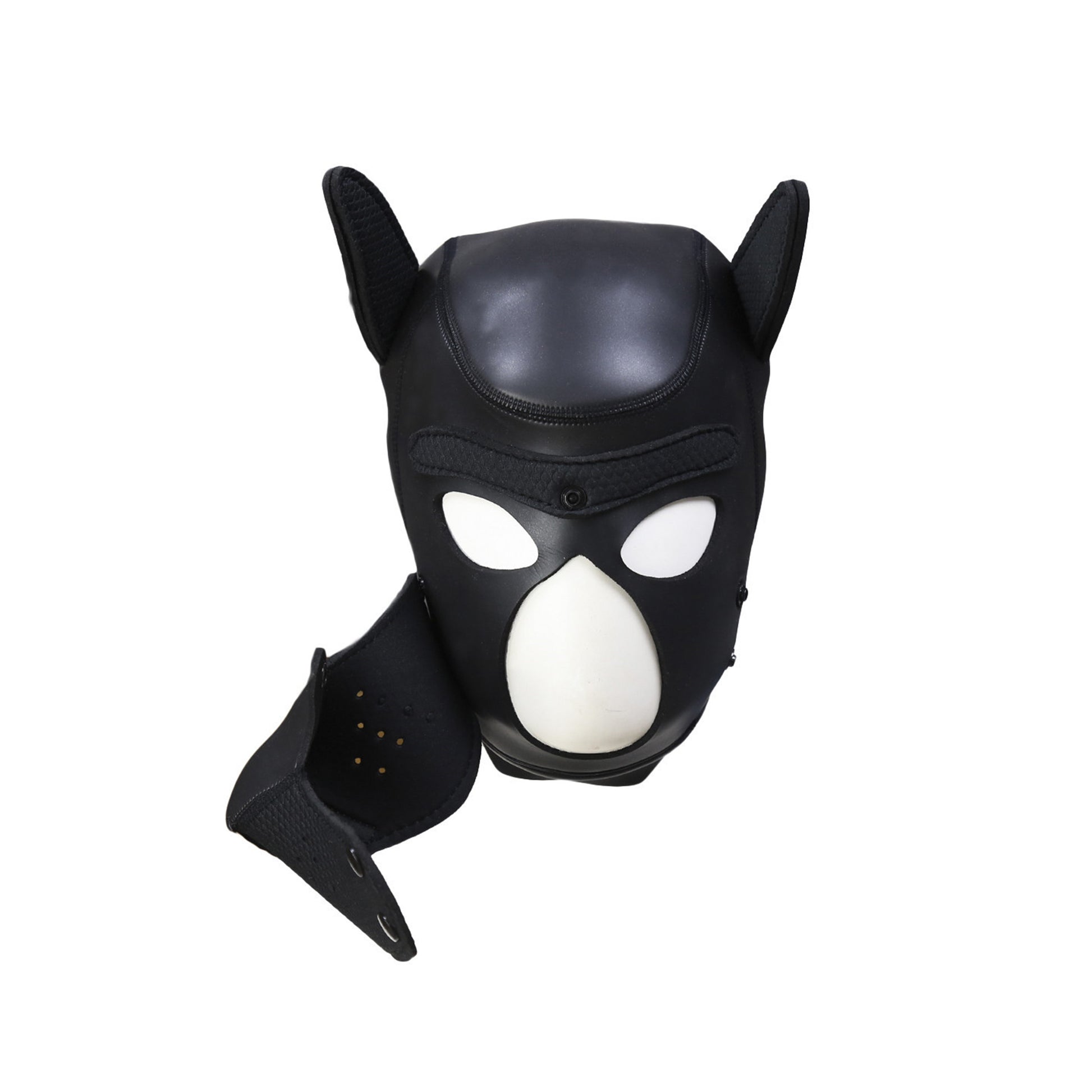 Neoprene Full Head Muzzle Detachable Puppy Hood Mask - Quaworth