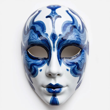 Qinghua Porcelain Style Mask