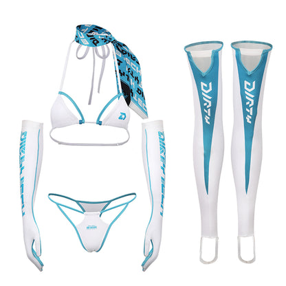 Racer Girl Bikini Costume Set