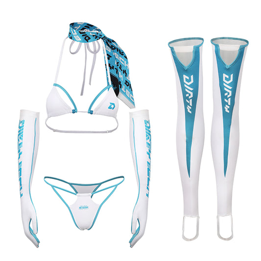 Racer Girl Bikini Costume Set