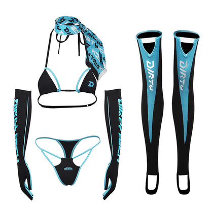 Racer Girl Bikini Costume Set