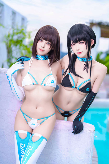 Racer Girl Bikini Costume Set