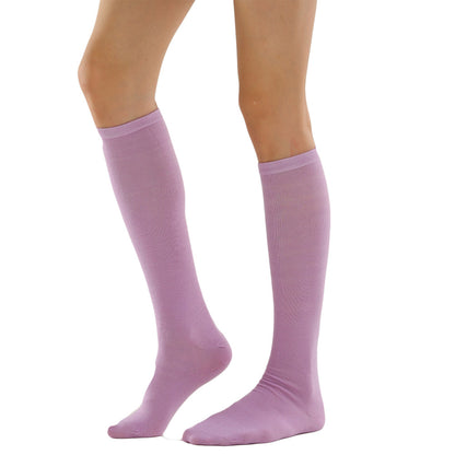 Solid Color Knee High Socks