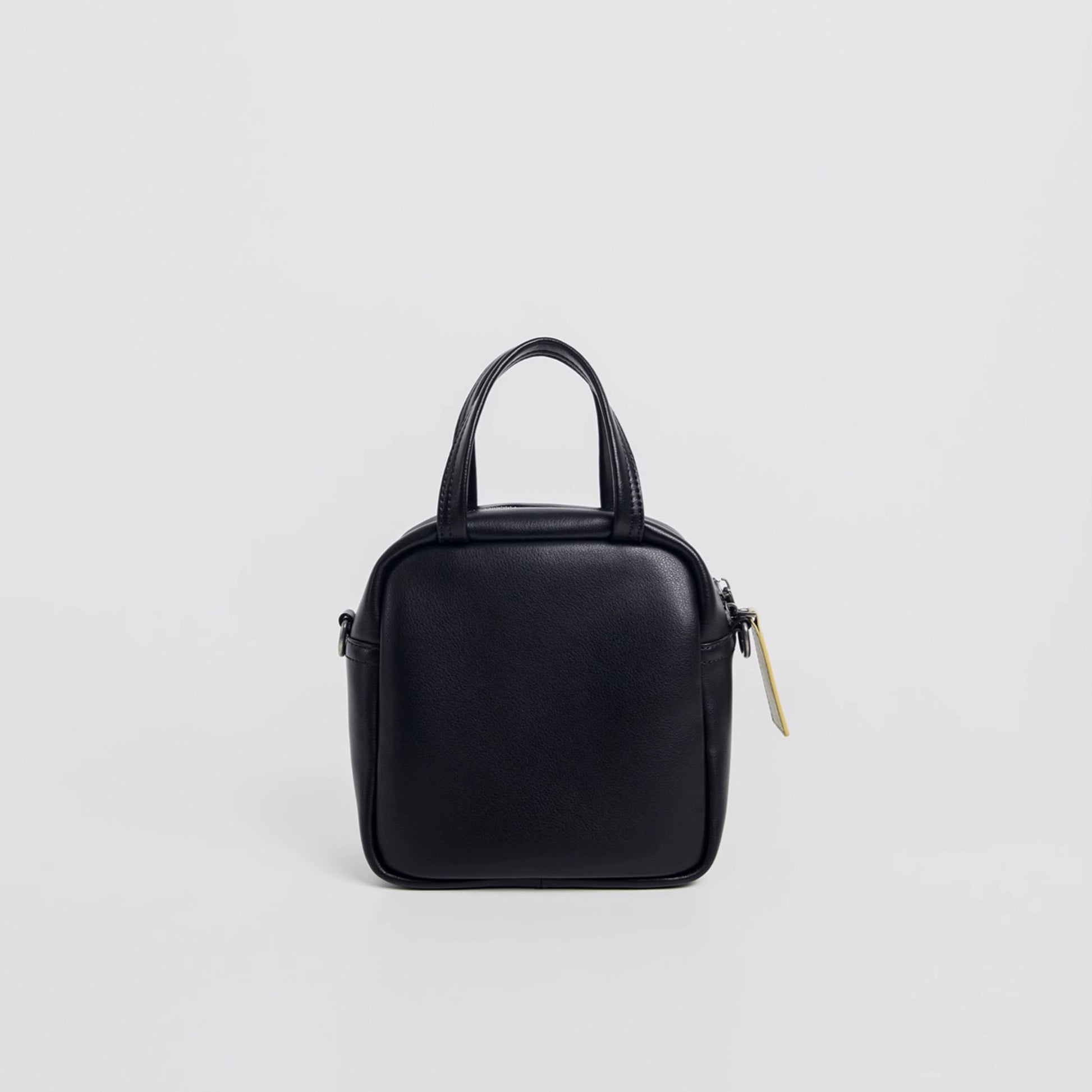 Black Sugar Cream Crossbody Rounded Corner Square Bag - Quaworth