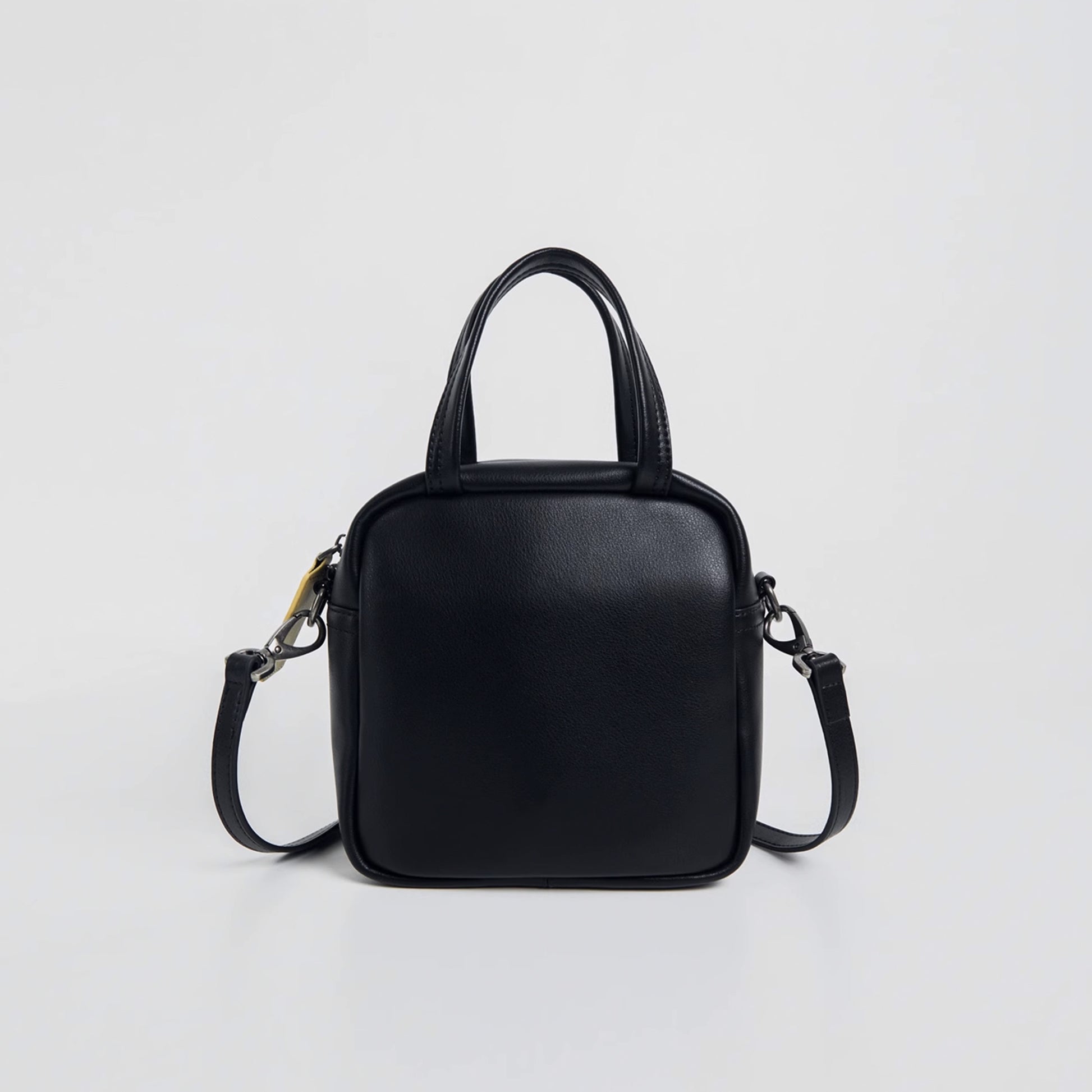 Black Sugar Cream Crossbody Rounded Corner Square Bag - Quaworth
