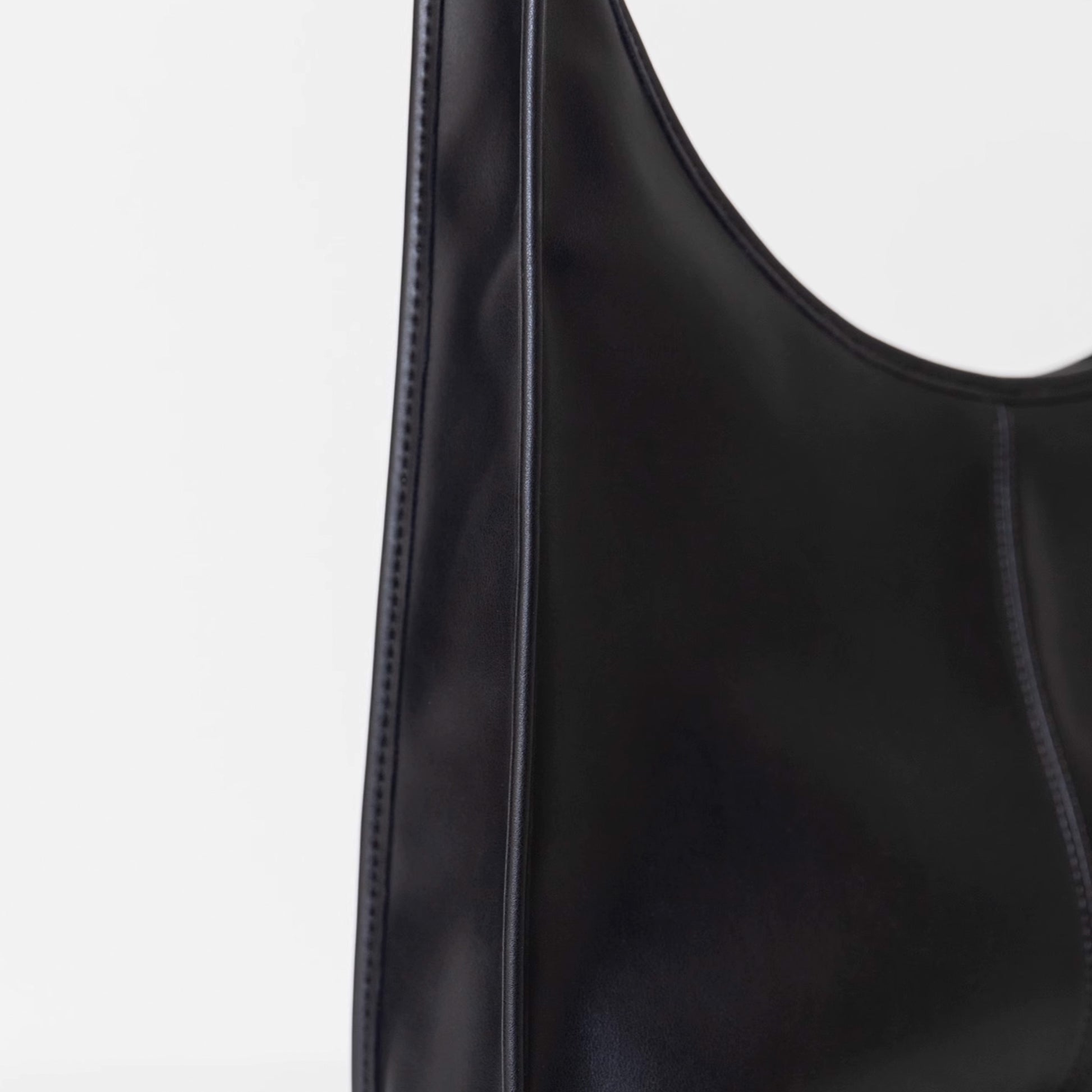Black Swan Minimalist Wide Shoulder Strap Tote Bag - Quaworth