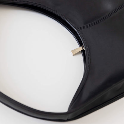 Black Swan Minimalist Wide Shoulder Strap Tote Bag - Quaworth