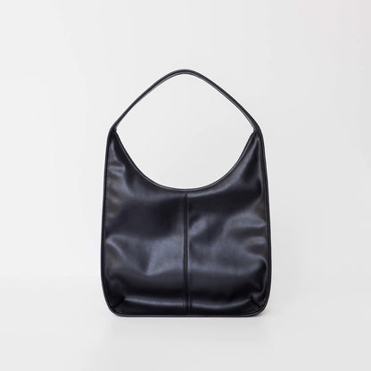Black Swan Minimalist Wide Shoulder Strap Tote Bag - Quaworth