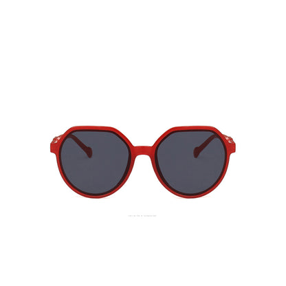 Round Flat Top Frame Sunglasses - Quaworth