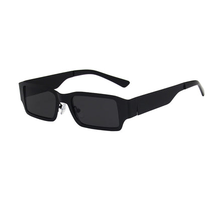 Metal Square Thick Full Frame Sunglasses - Quaworth
