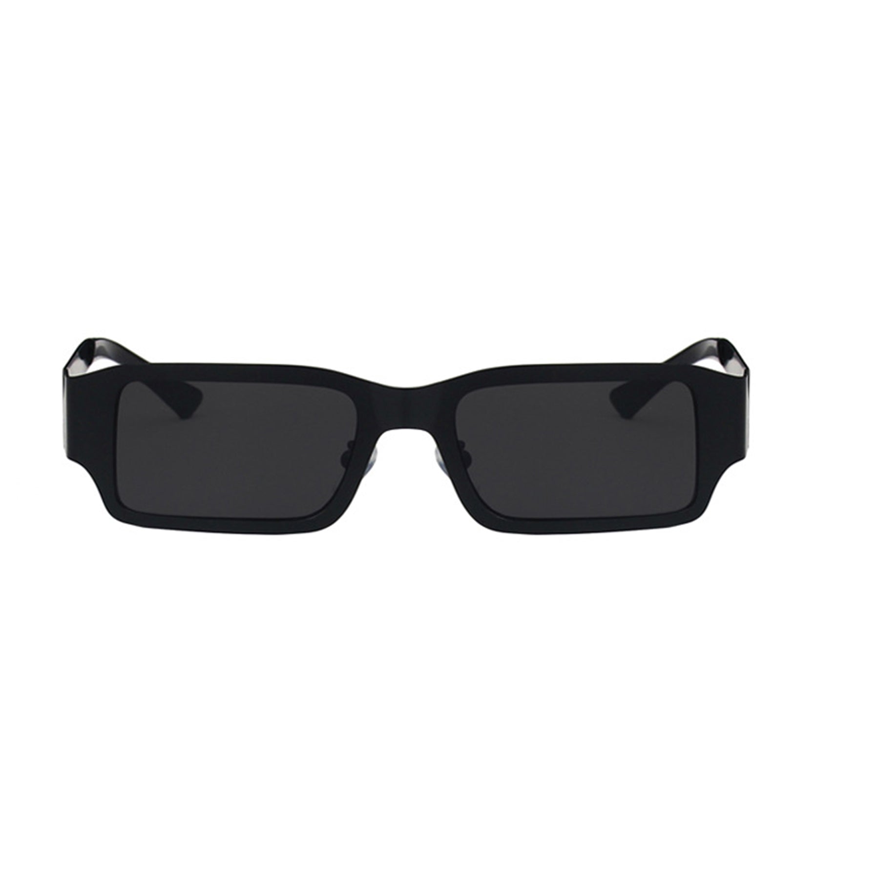Metal Square Thick Full Frame Sunglasses - Quaworth