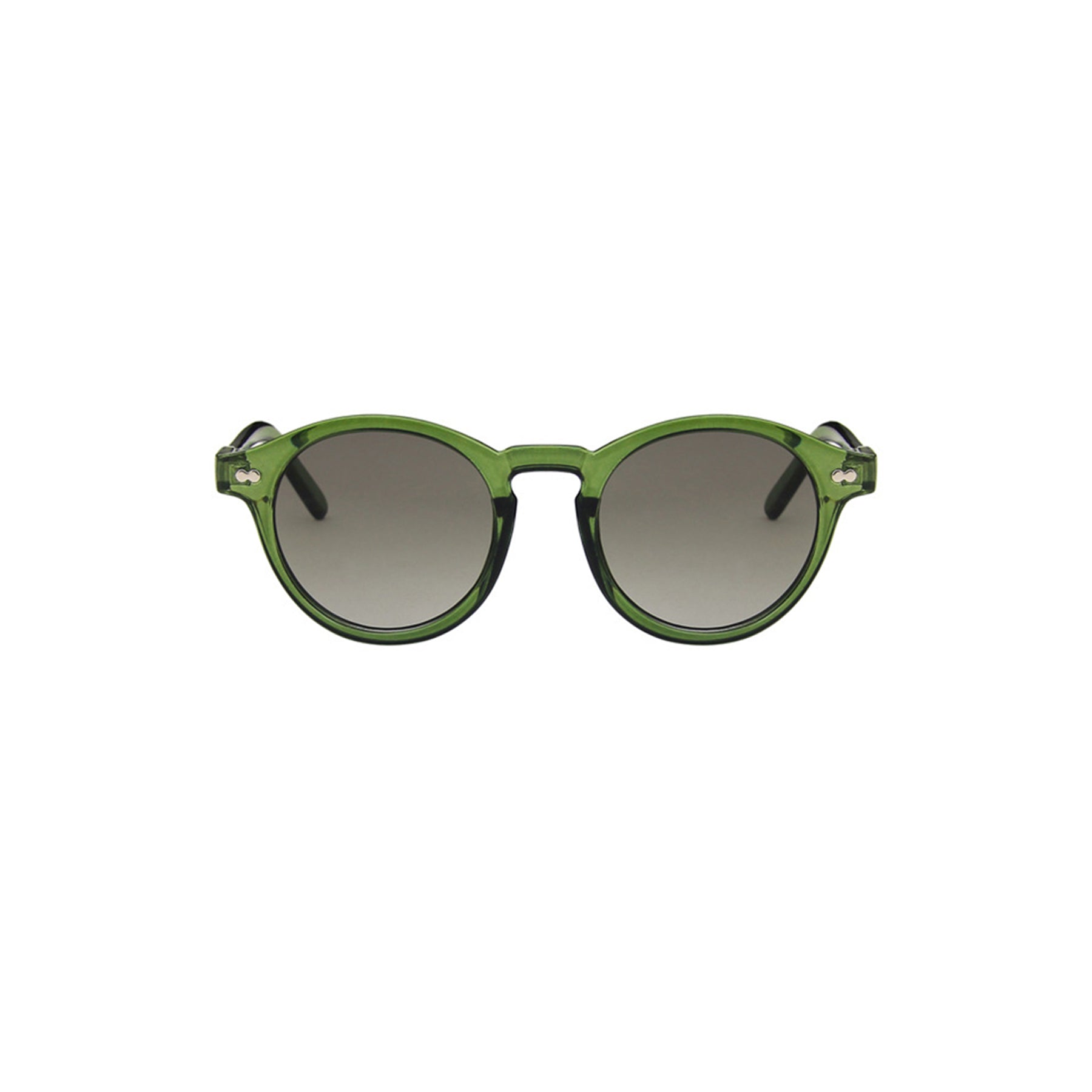 Round Full Thick Frame Sunglasses - Quaworth