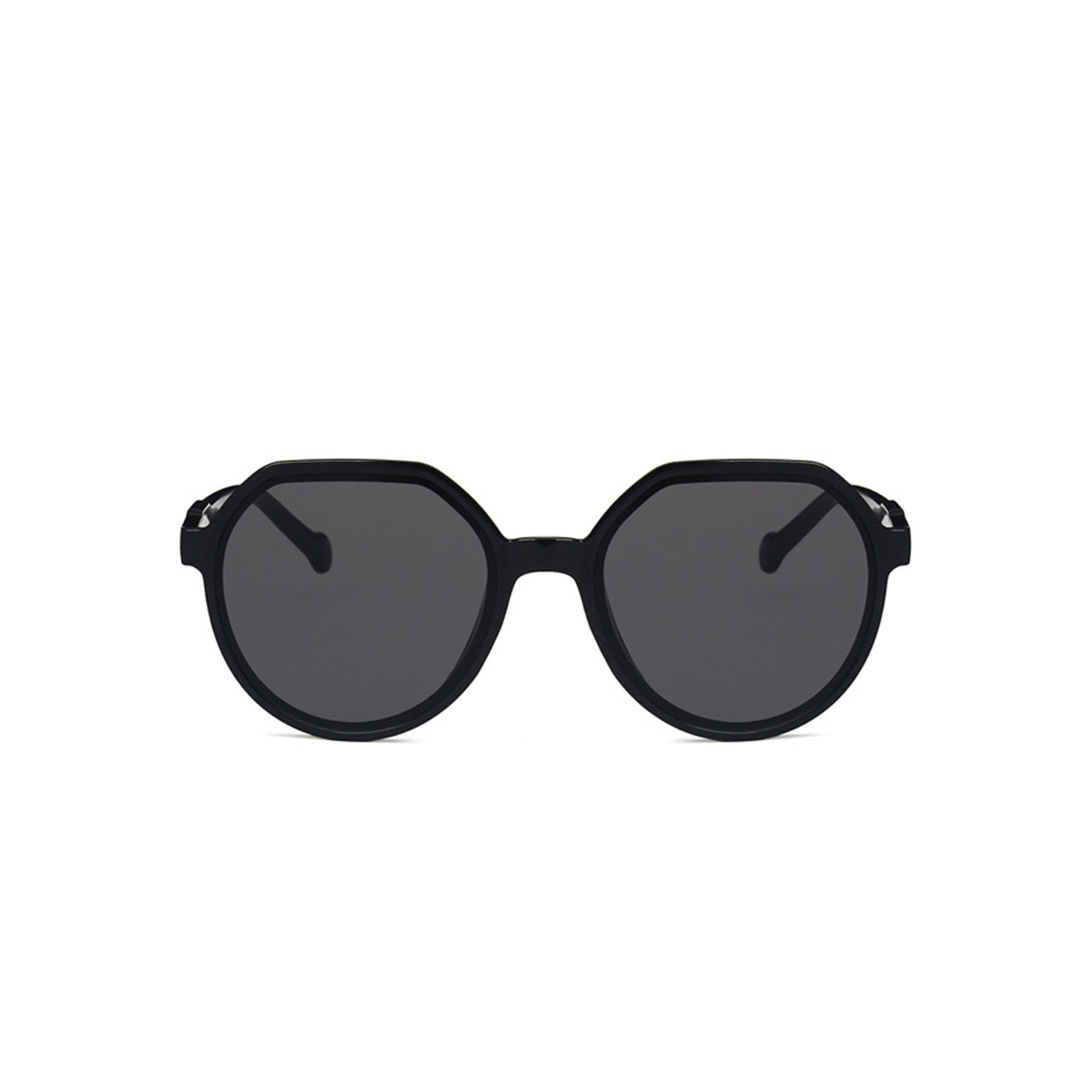 Round Flat Top Frame Sunglasses - Quaworth