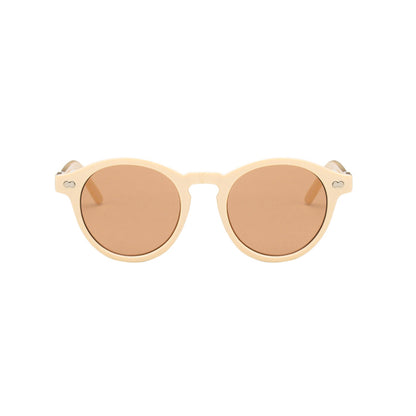 Round Full Thick Frame Sunglasses - Quaworth