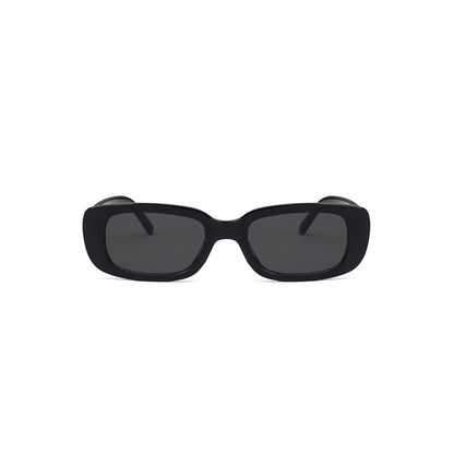 Square Cat Eye Small Thick Frame Resin Sunglasses - Quaworth