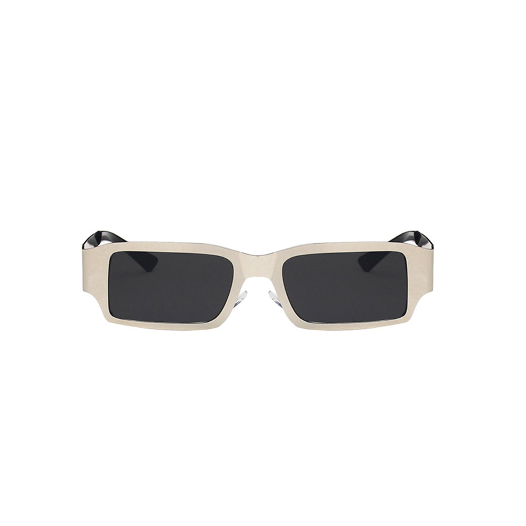 Metal Square Thick Full Frame Sunglasses - Quaworth