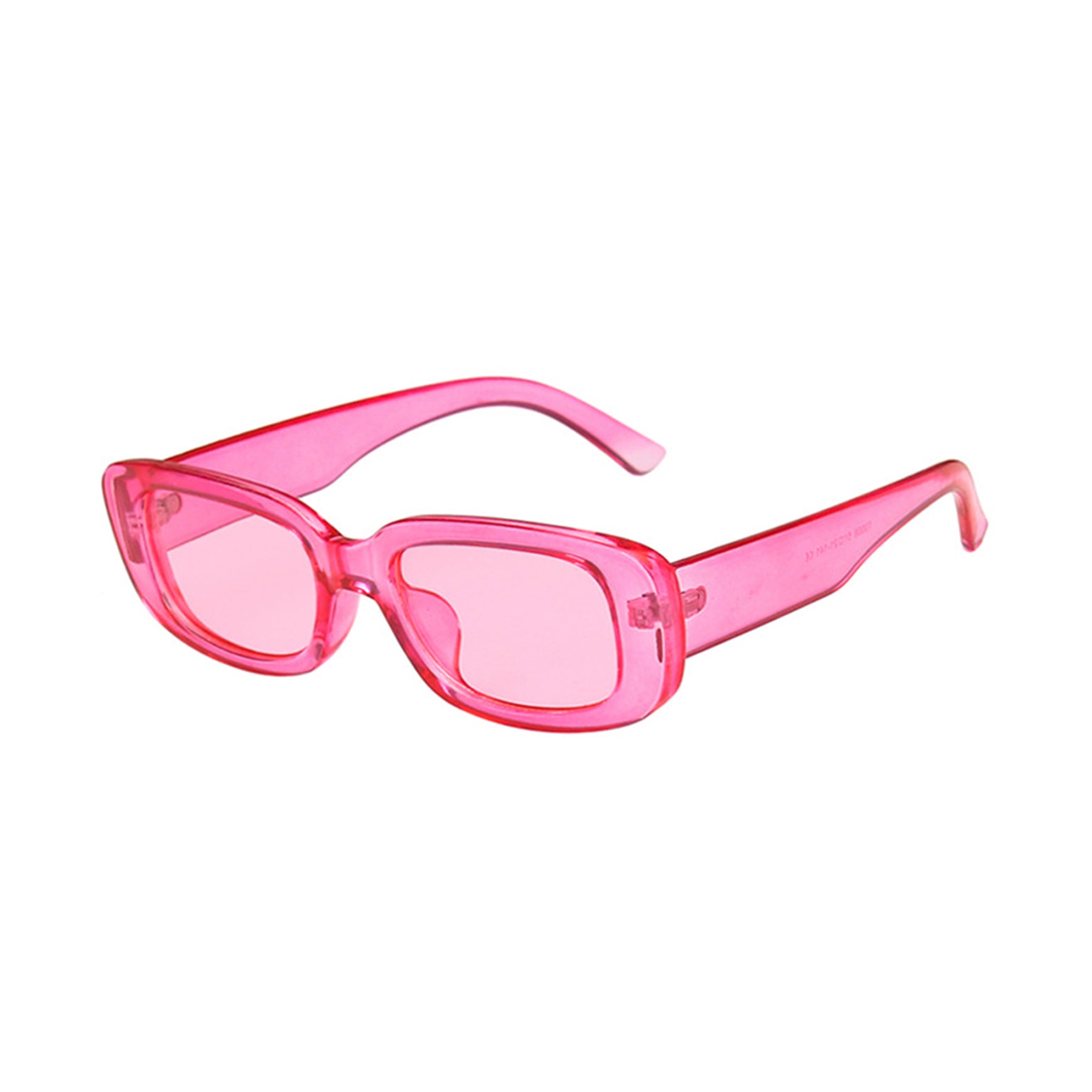 Square Cat Eye Small Thick Frame Resin Sunglasses - Quaworth