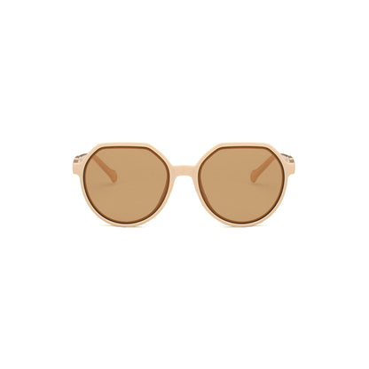Round Flat Top Frame Sunglasses - Quaworth