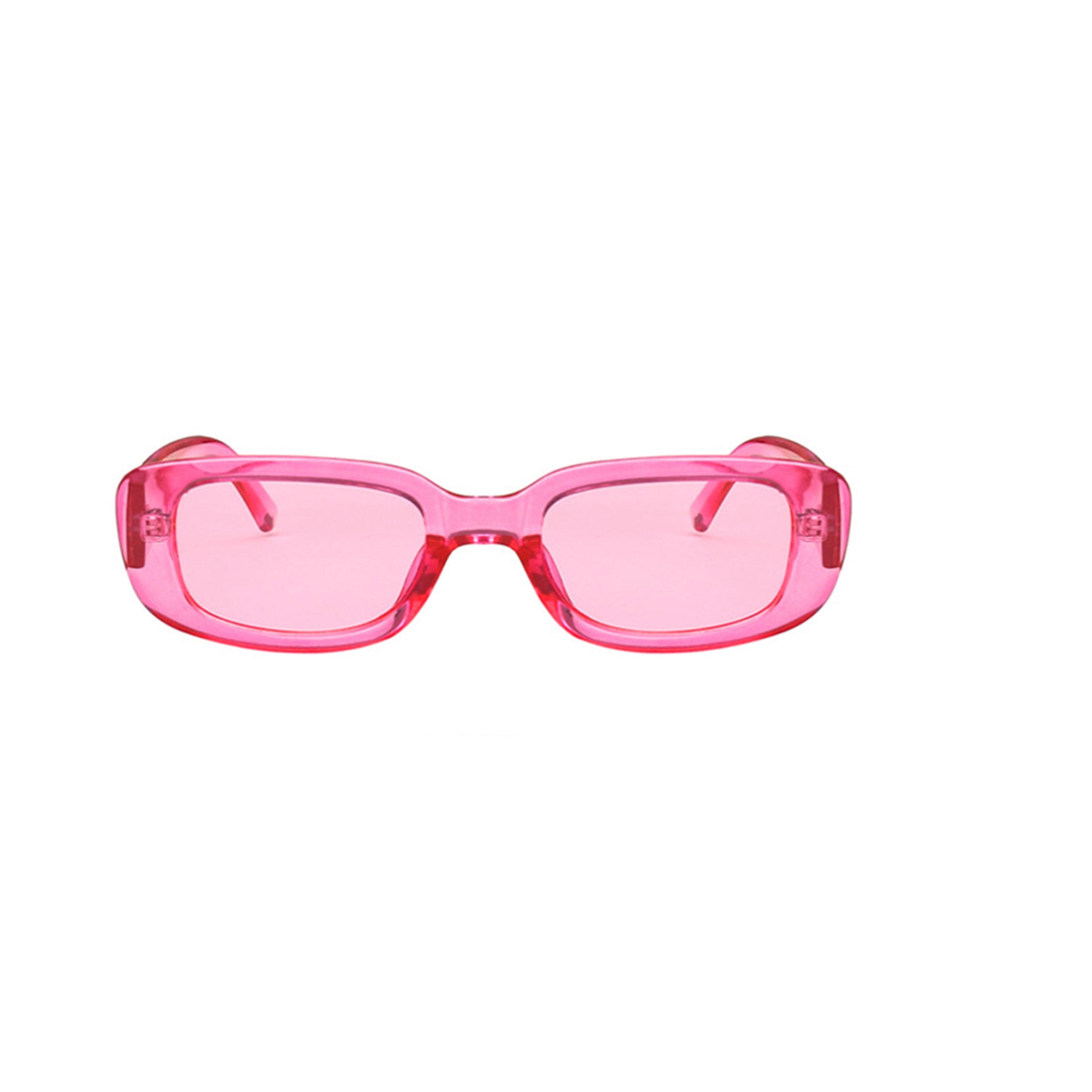 Square Cat Eye Small Thick Frame Resin Sunglasses - Quaworth