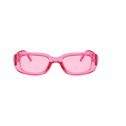 Square Cat Eye Small Thick Frame Resin Sunglasses - Quaworth