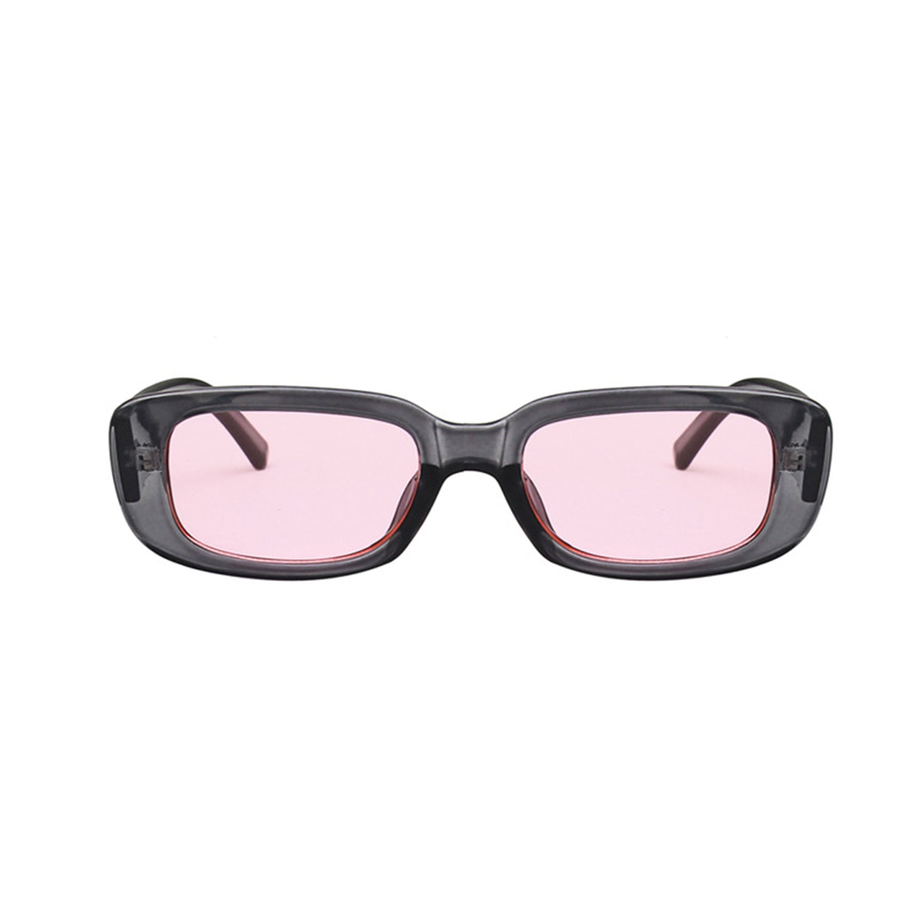 Square Cat Eye Small Thick Frame Resin Sunglasses - Quaworth