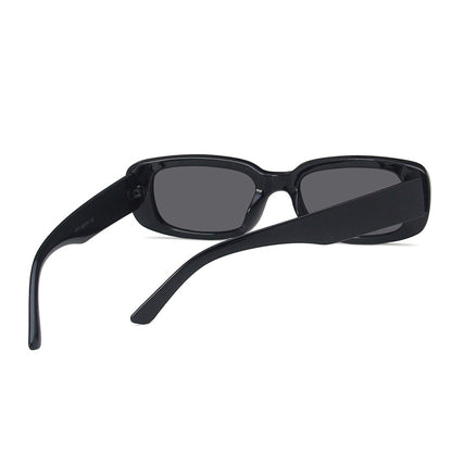 Square Cat Eye Small Thick Frame Resin Sunglasses - Quaworth