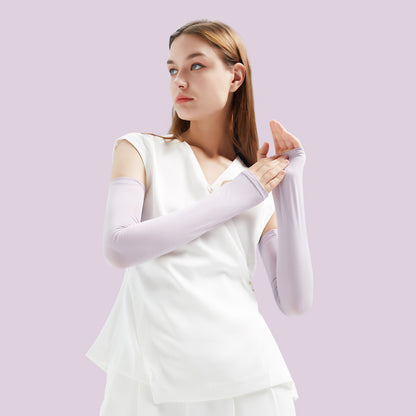 Ice Silk Cooling Sunscreen Arm Sleeves - Quaworth