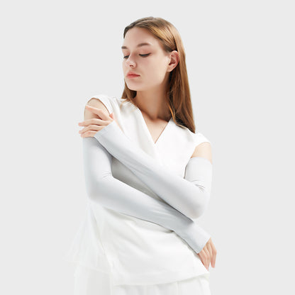 Ice Silk Cooling Sunscreen Arm Sleeves - Quaworth