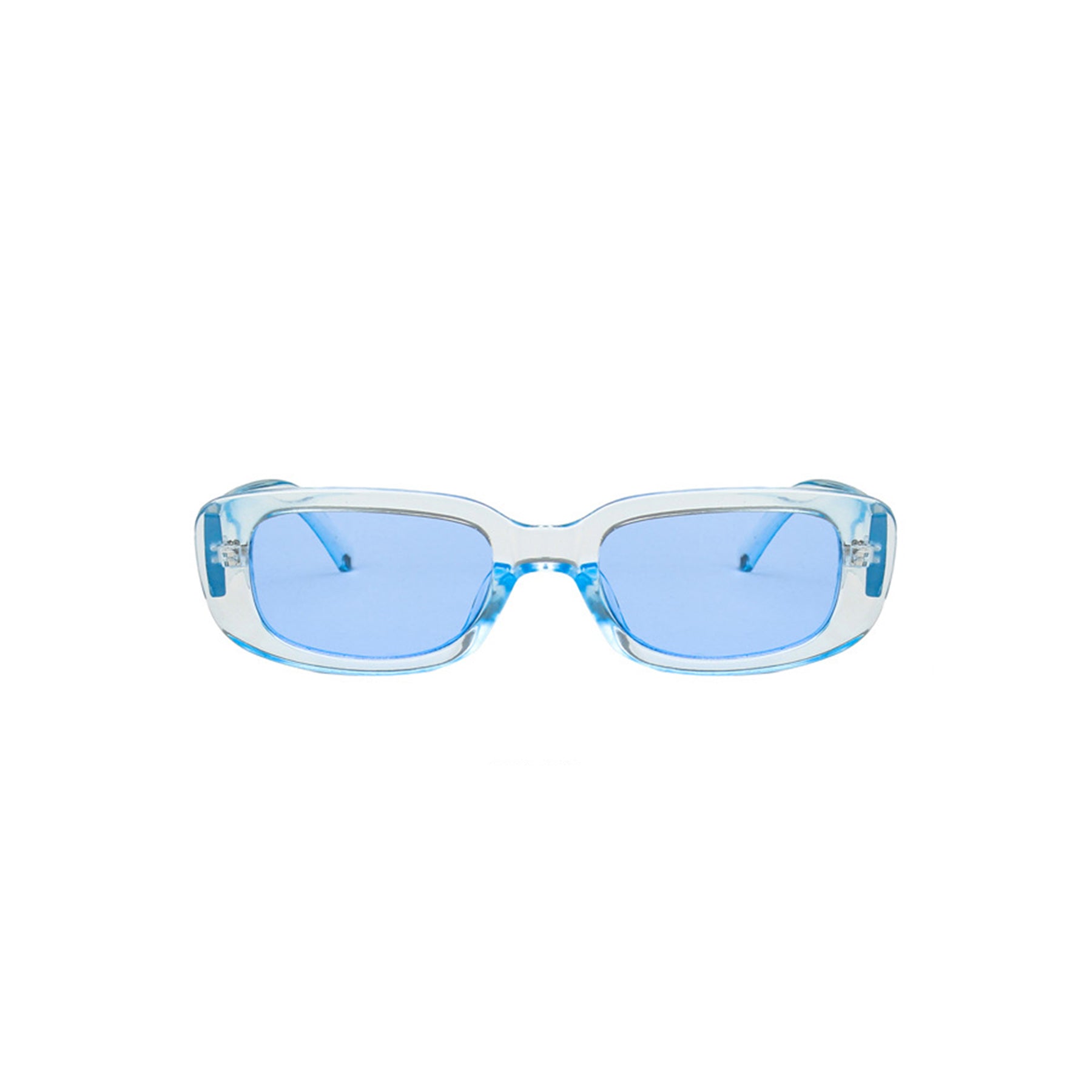 Square Cat Eye Small Thick Frame Resin Sunglasses - Quaworth
