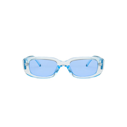 Square Cat Eye Small Thick Frame Resin Sunglasses - Quaworth