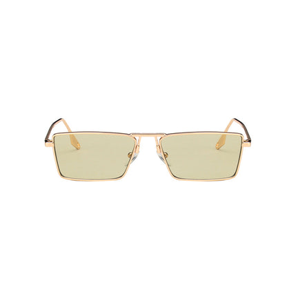 Metal Square Frame Sunglasses - Quaworth