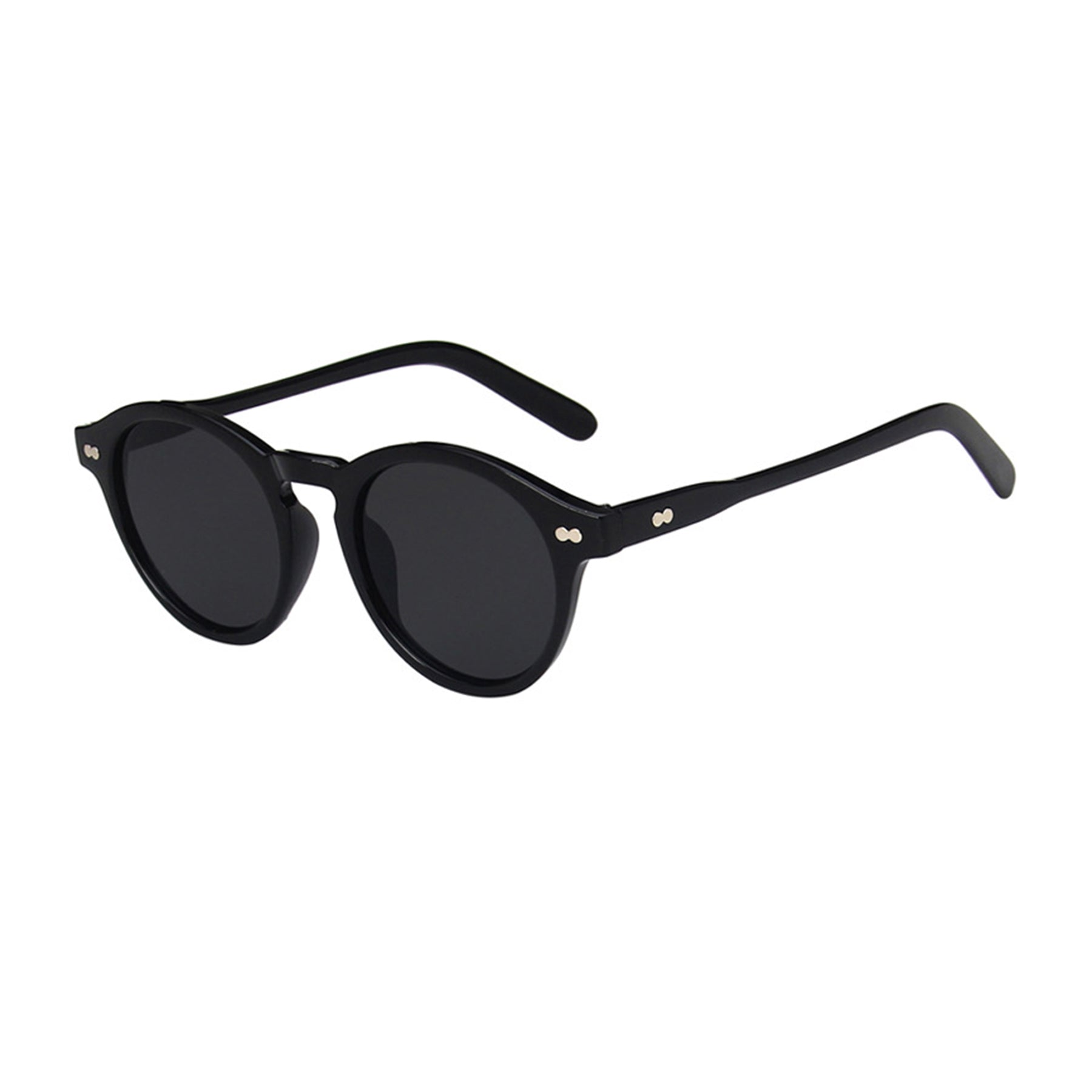Round Full Thick Frame Sunglasses - Quaworth