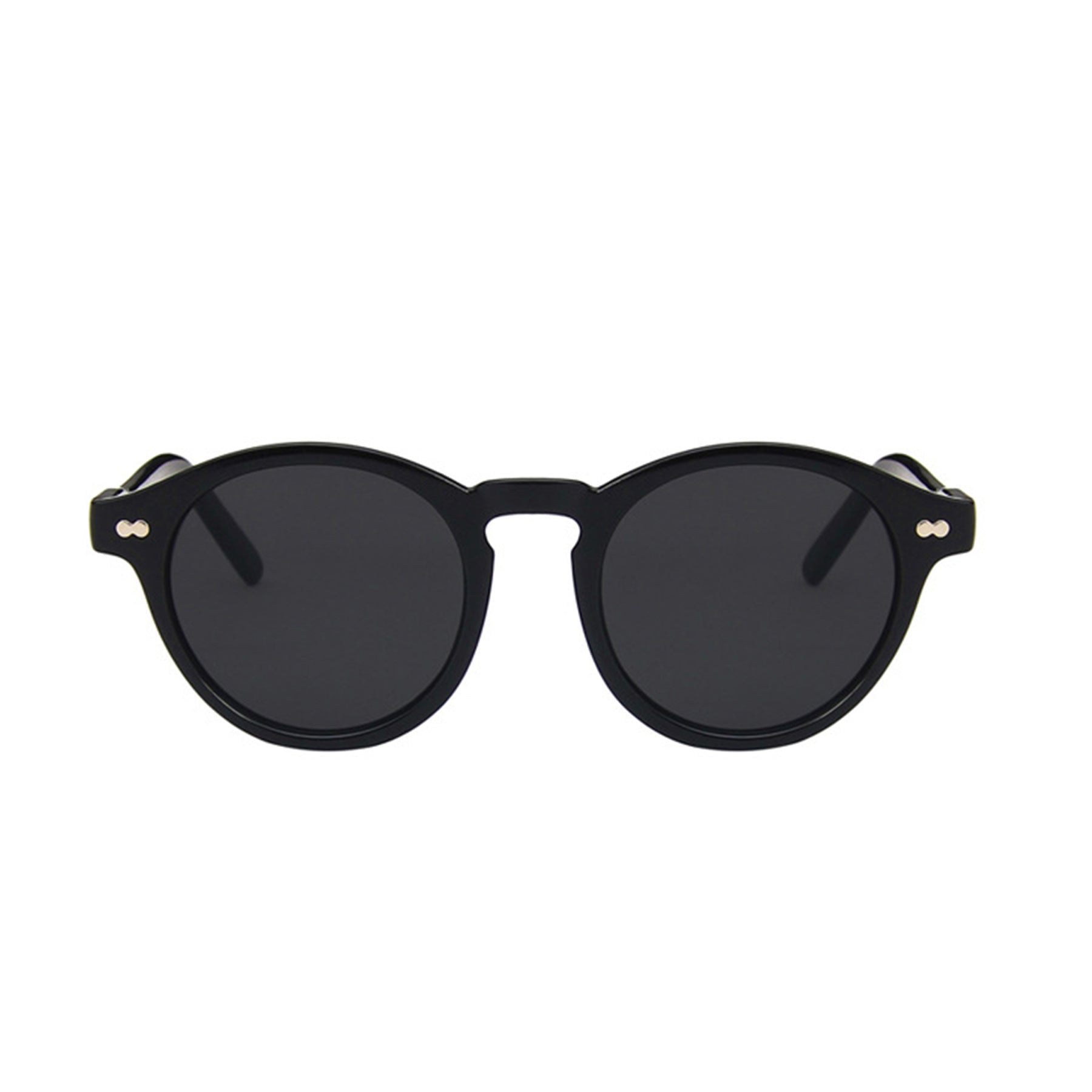 Round Full Thick Frame Sunglasses - Quaworth