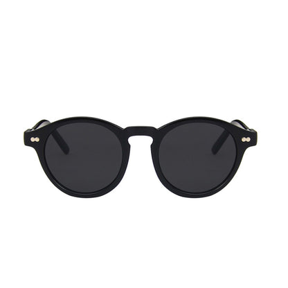 Round Full Thick Frame Sunglasses - Quaworth
