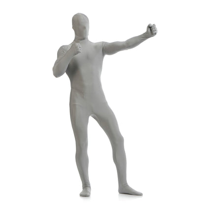Solid Color Full Cover Lycra Spandex Zentai Bodysuit - Quaworth