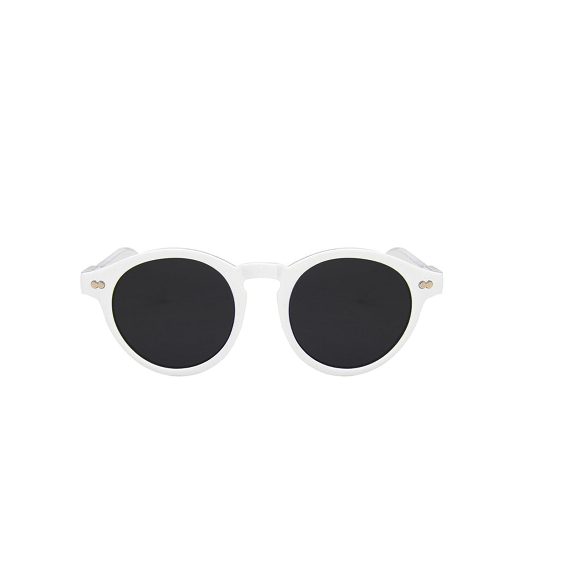 Round Full Thick Frame Sunglasses - Quaworth