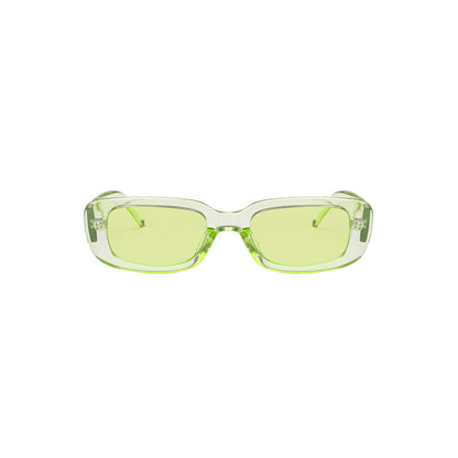 Square Cat Eye Small Thick Frame Resin Sunglasses - Quaworth