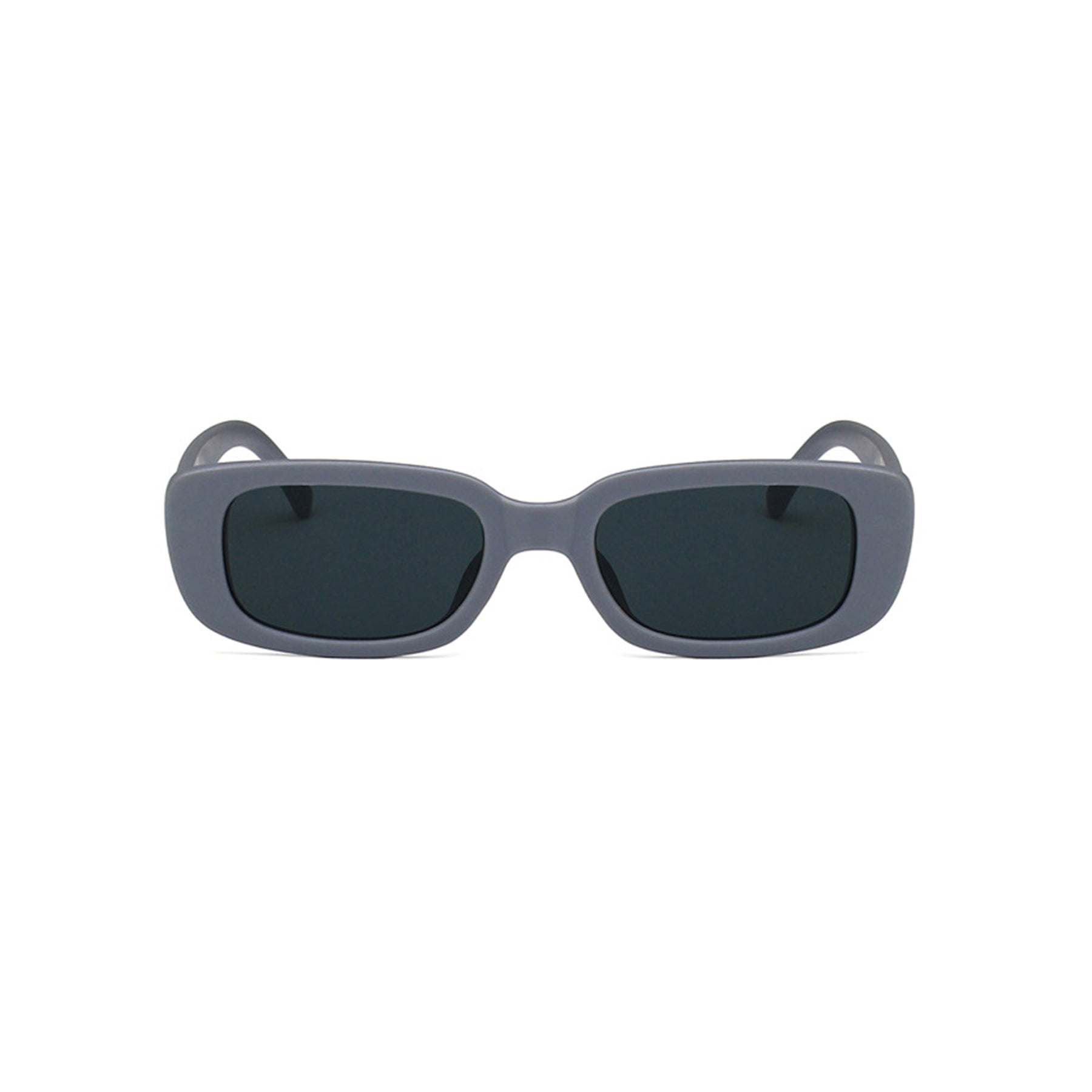 Square Cat Eye Small Thick Frame Resin Sunglasses - Quaworth