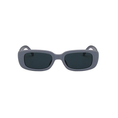 Square Cat Eye Small Thick Frame Resin Sunglasses - Quaworth